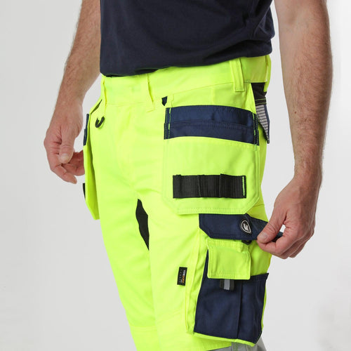 Hi-Vis Three-Quarter Length Reflective Trousers